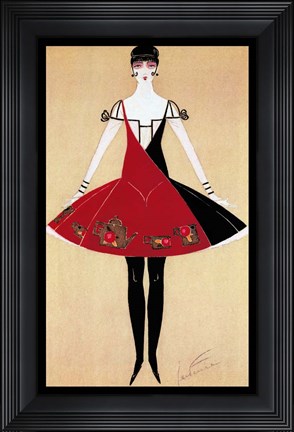 Framed de Feure Deco Print