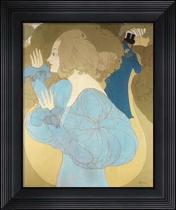 Framed De Feure Follower Print