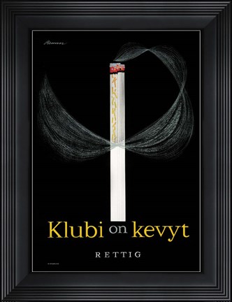 Framed Klubi on Kevyt Print