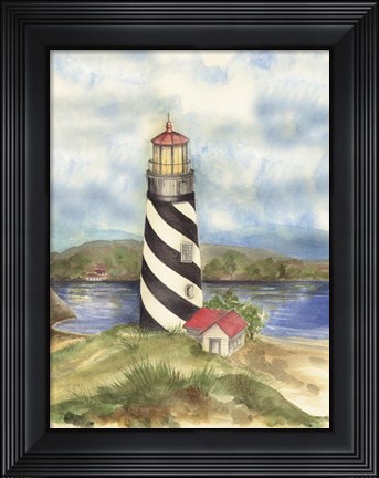 Framed Lighthouse 3 Print