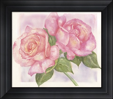 Framed Roses 2 Print