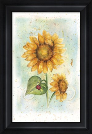 Framed Sunflower Print