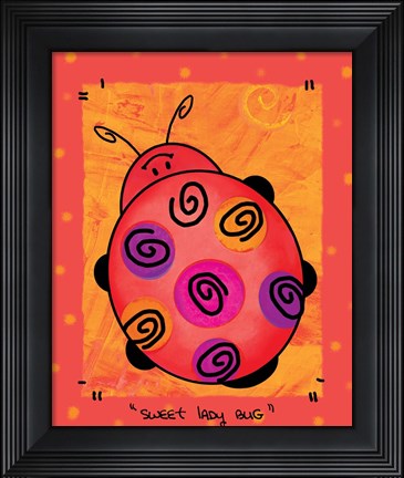 Framed Bug 1 Print