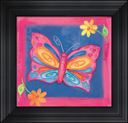 Framed Butterfly 4 Print