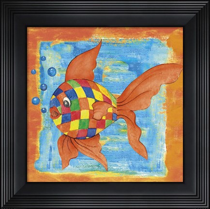 Framed Fish 3 Print