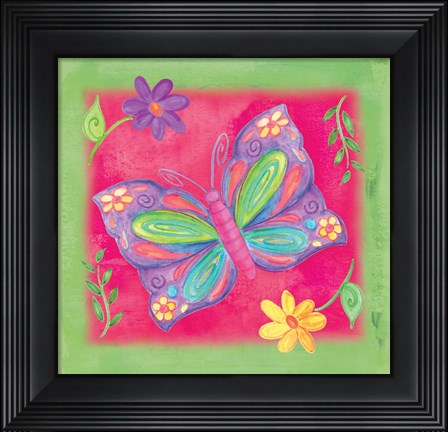 Framed Butterfly 2 Print