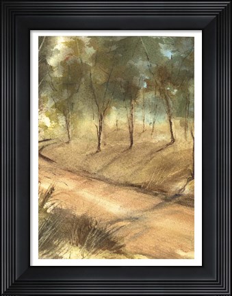 Framed Lights Print
