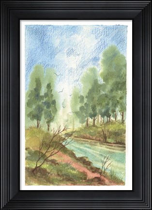 Framed Reflections Print