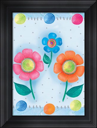 Framed Happy Flower Print