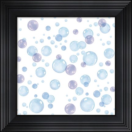 Framed Bubbles Print