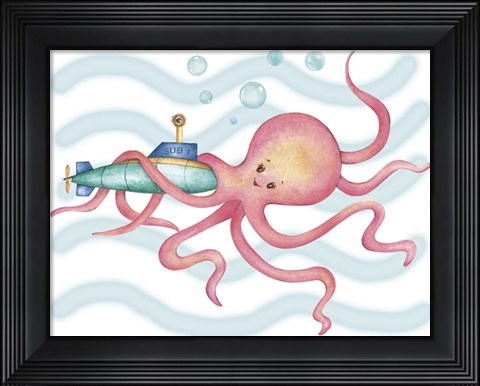 Framed Octapus Print