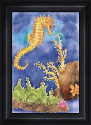 Framed Seahorse Print