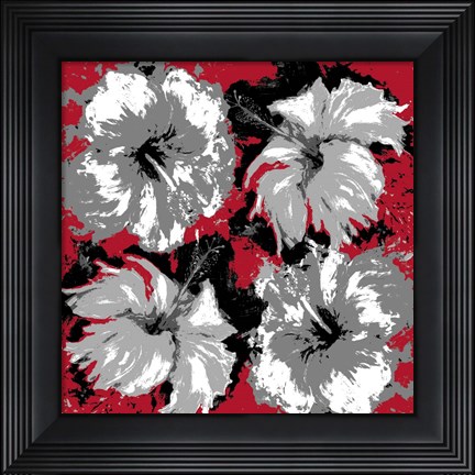 Framed Exuberand Red Print