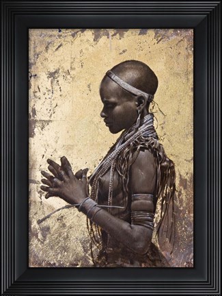 Framed Tribal Dress Print