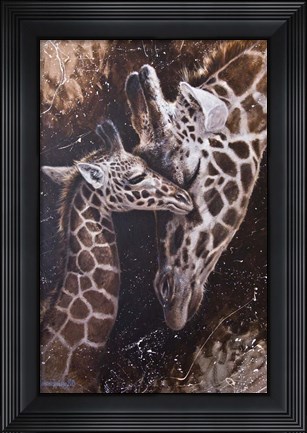 Framed Mother and Baby Print