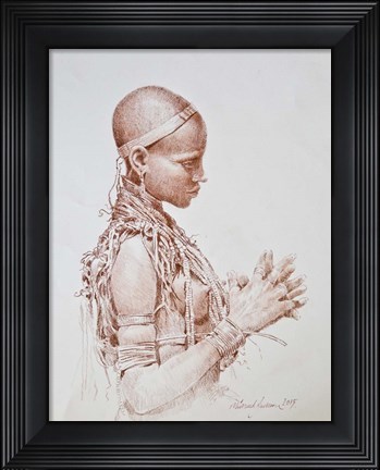 Framed Praying Print