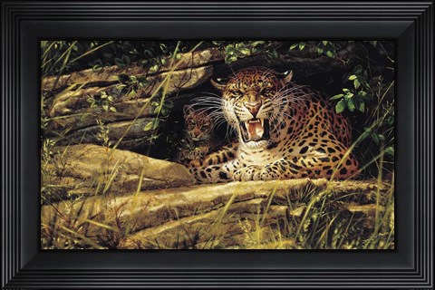 Framed Angry Print