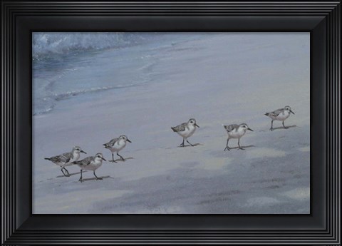 Framed Beach Combers Detail Print