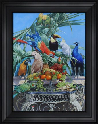 Framed Who Let The Birds Out Print