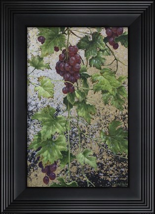 Framed Grapes Print
