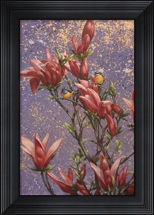 Framed Pink Burst Print