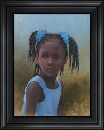 Framed Girl 1 Print
