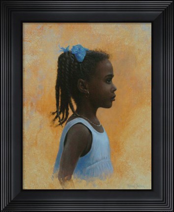 Framed Girl 2 Print