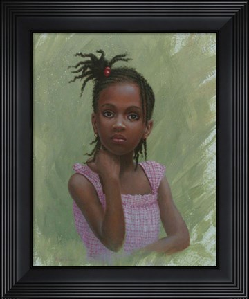 Framed Girl 3 Print