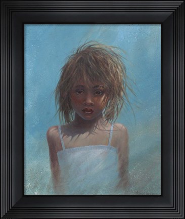 Framed Girl 4 Print