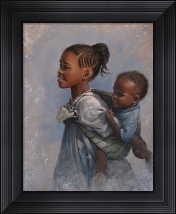 Framed He Aint Heavy Print