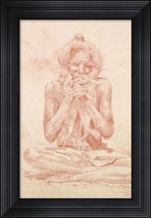 Framed Cross Legged Print