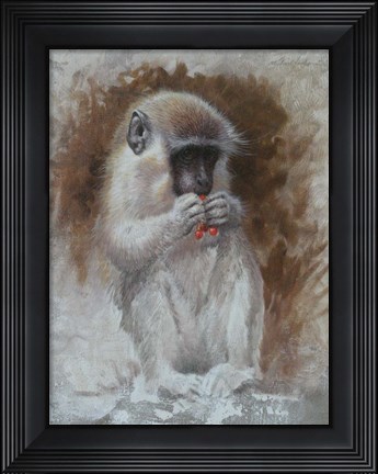 Framed Monkey 3 Print