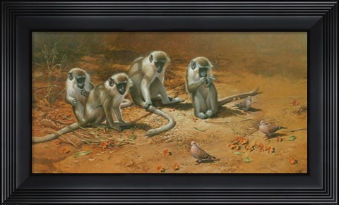 Framed Monkey Business Print