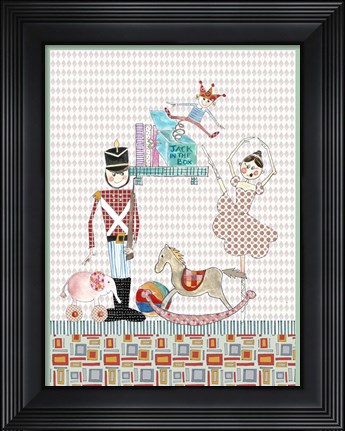 Framed Steadfast Tin Soldier And His Ballerina Print