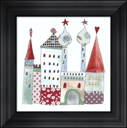 Framed Little Mermaids Palace Print