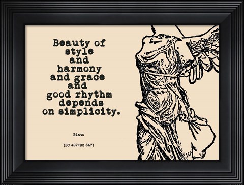 Framed Grecian 2 Print