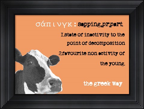 Framed Sapping Print