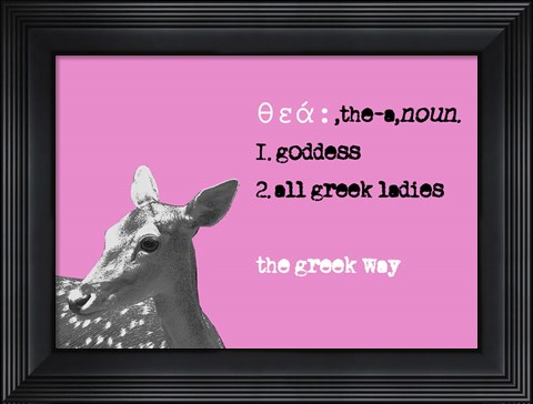 Framed Thea Print