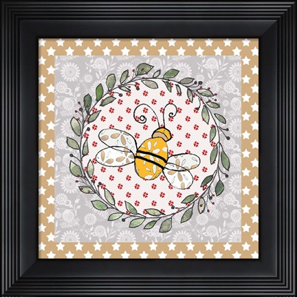 Framed Bee Print