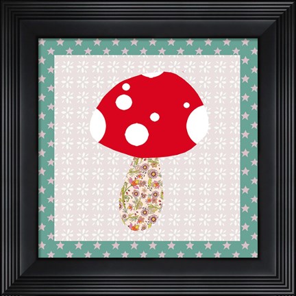 Framed Mushroom Print