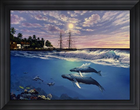 Framed Under the Sea Print