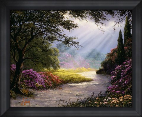 Framed Bright Rays Print
