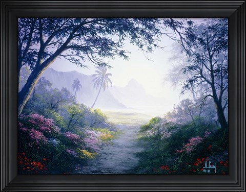 Framed Tropical Paradise Print