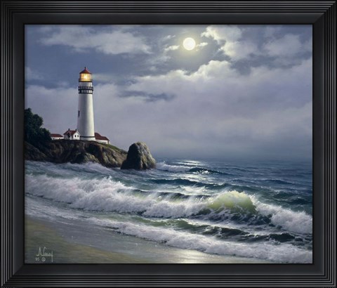 Framed Lighthouse Print