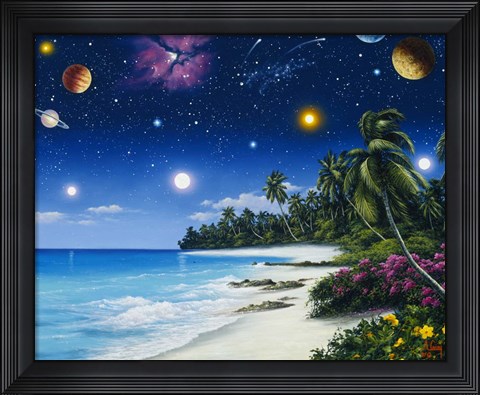 Framed Celestial Shores Print