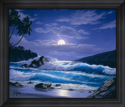 Framed Moon Rising Print