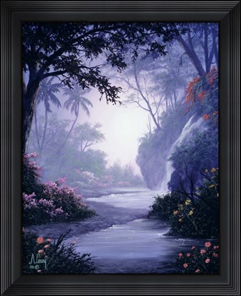 Framed Lavendar Glow Print