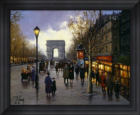 Framed Paris Charm Print
