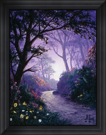 Framed Turn in the Road Print