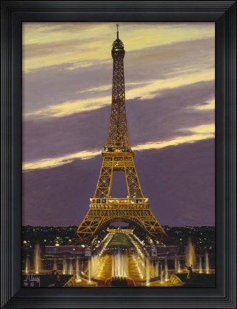 Framed Eiffel Print